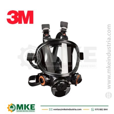 RESPIRADOR 3M® 7800S FULL FACE DE SILICONA, MEDIUM
