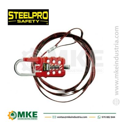 Bloqueo Ajustable con Cable de 2 Mtrs. – Steelpro