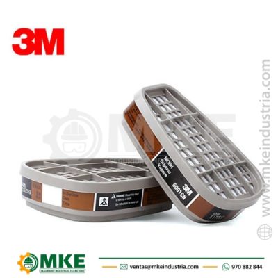 CARTUCHO 3M 6001 VAPOR ORGÁNICO