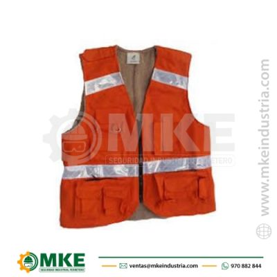 Chaleco de Seguridad Industrial Naranja Nacional