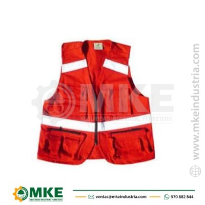CHALECO INDUSTRIAL ROJO