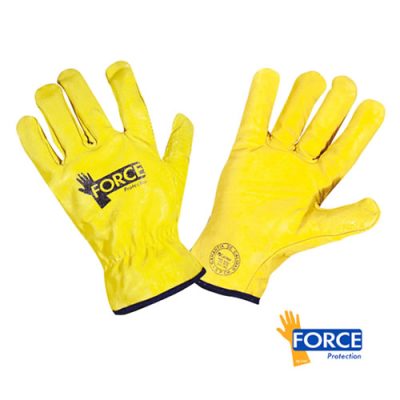 GUANTE DE CUERO AMARILLO L-120