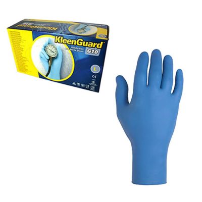 GUANTE KLEENGUARD G10 NITRILO AZUL T-L CJA X 50