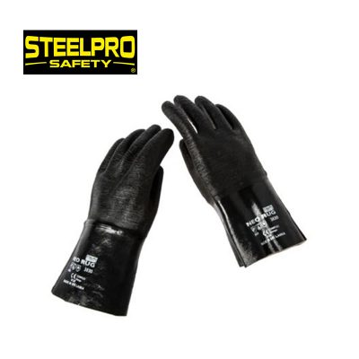 GUANTE NEOPRENE STEELPRO CORRUGADO 12" - STEELPRO