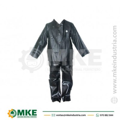 Pantalon de Tela Enjebada Negro