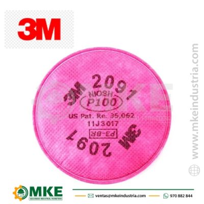 FILTRO 3M 2091 P100 PARA PARTÍCULAS
