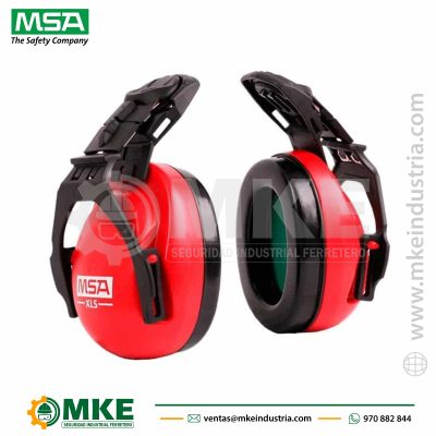 OREJERA XLS (23DB) PARA ADAPTAR AL CASCO COLOR ROJO (216746) MSA