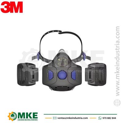Respirador Media Cara Secure Click 3M Hf-802Sd