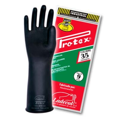 Guantes de Jebe Protex Calibre 35 de 12″