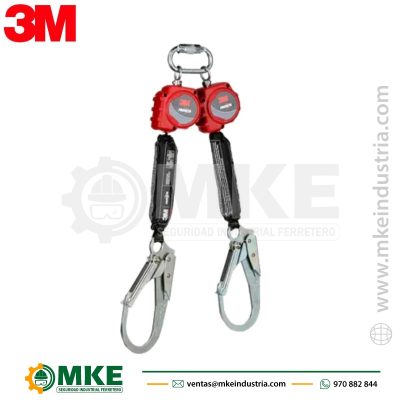 Bloque Retráctil Doble 6 Pies 3M-Protecta 3100414