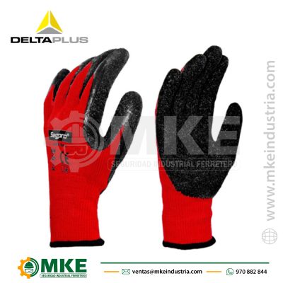 Guantes de Hilo Palma de Latex G-flex Rojo Segpro
