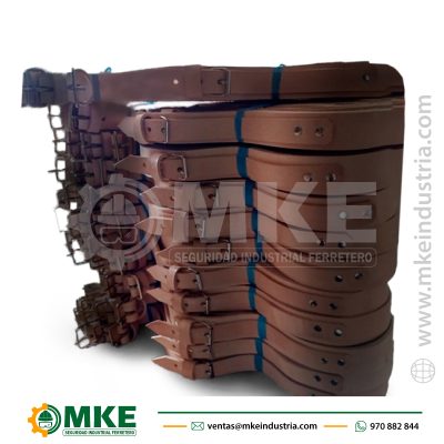 Correa portalámpara de cuero