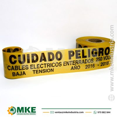 Cinta Peligro Baja Tensión (Amarillo)