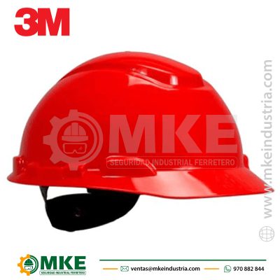 Casco 3M H700 Rojo