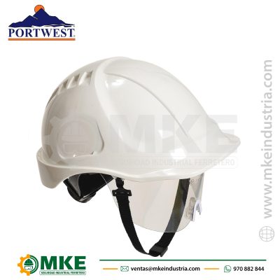 Casco Endurance Plus Visor PW54 Portwest Blanco