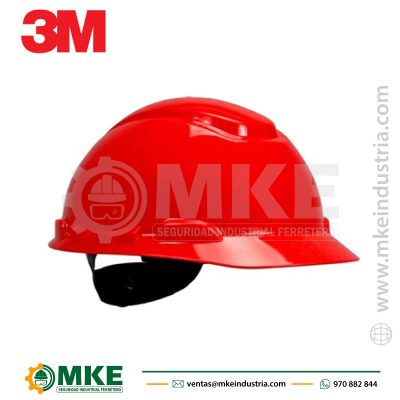 Casco H-700 3M Rojo