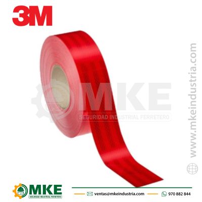 Cinta Reflectiva 3M Rojo