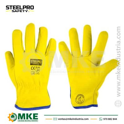 Guante Cuero Puño Corto Steelpro