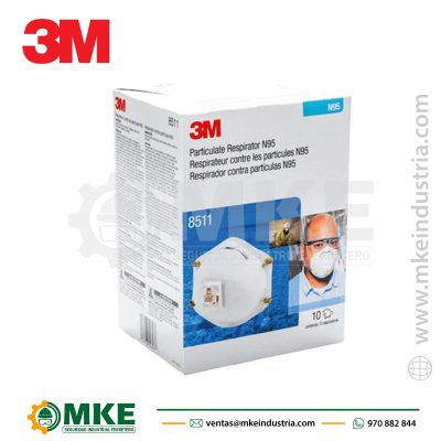 Mascarilla 3M 8511 N95 Con Filtro