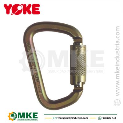 Mosqueton N-246G-TR Yoke Doble Seguro