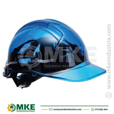 PV64 – Casco Peak View Plus con ruleta Portwest Azul
