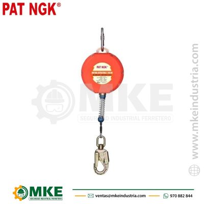 Bloque Retráctil HE-10 de 10 mtrs de Cable- Pat Ngk