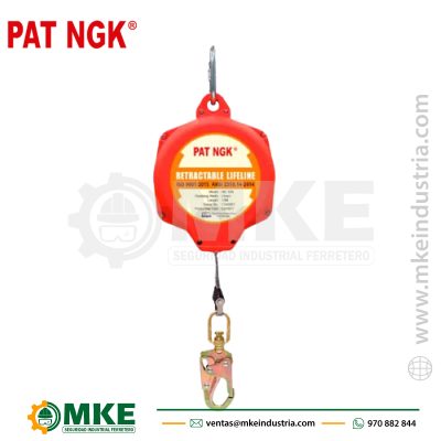 Bloque Retráctil HE-10N de 10 mts Pat Ngk