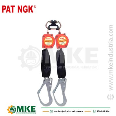 Bloque Retráctil doble HB-1.8N+N de 1.80 mtrs Pat-Ngk