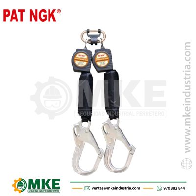 Bloque Retráctil doble MB-1.8N+N de 1.80 mts Pat-Ngk