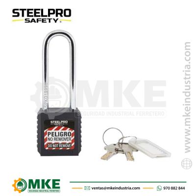 Candado Steelpro X10 Long Negro