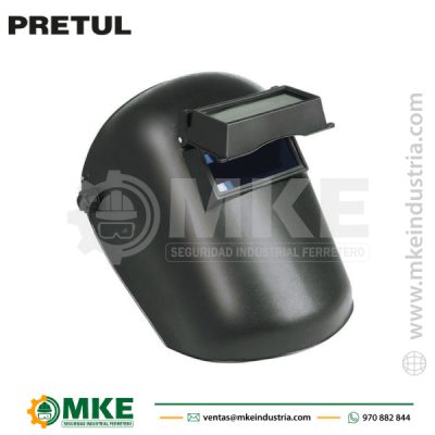 Careta de Soldar Pretul 26005, lente abatible