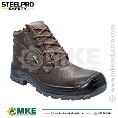 Botín Worker marrón- Steelpro
