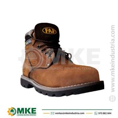 Botin Strong De Cuero Nobuck Faj