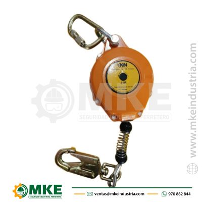 BLOQUE RETRACTIL DE 3 METROS CABLE K&N