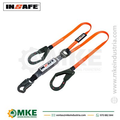 Línea de Vida doble Con Absorbedor Y Ganchos Dieléctricos IN 8021-D-Insafe