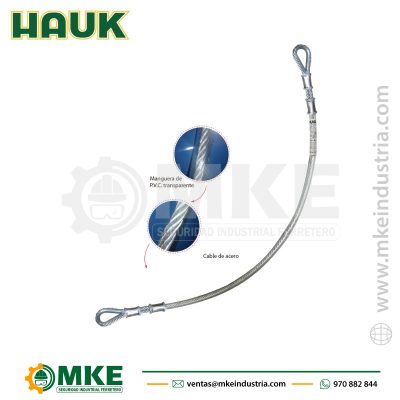 CONECTOR DE ANCLAJE OJO-OJO , DE CABLE DE ACERO DE 1/4″ HAUK-E012F