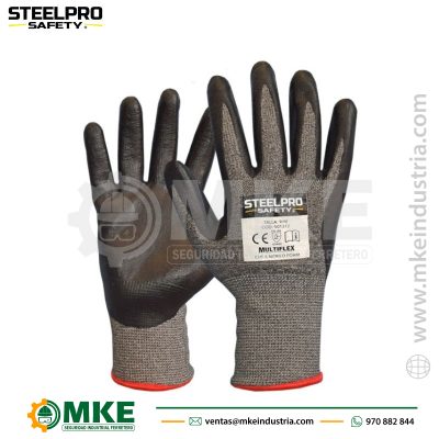 Guante Multiflex Cut-5 Nitrilo Foam -Steelpro