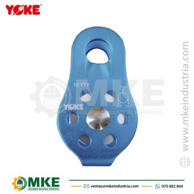 POLEA ALUMINIO SIMPLE FIJA P/SOGA HASTA 1/2 N-5320 YOKE