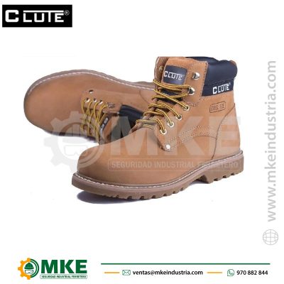 BOTIN TITAN HONEY C/NUBUCK C/P ACERO CLUTE -59101ST