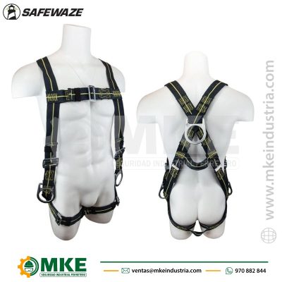 Arnés de Cuerpo Completo de Soldadura de 3 Argollas FS77326-FR SafeWaze