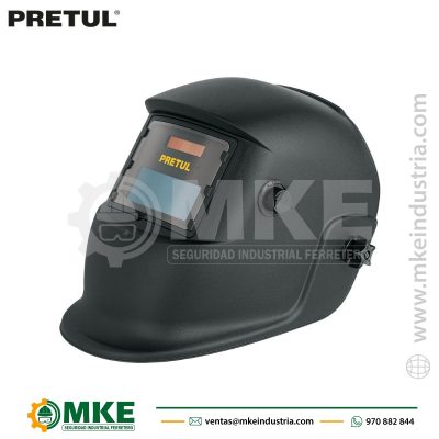 Careta Electrónica p/Soldar, Sombra 9 a 13, PRETUL-28145