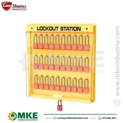 Estación de Bloqueo para 30 Candados Loto Master LM.ST04
