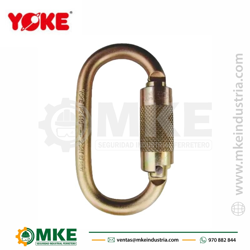 Mosqueton N-244G Doble Seguro-YOKE