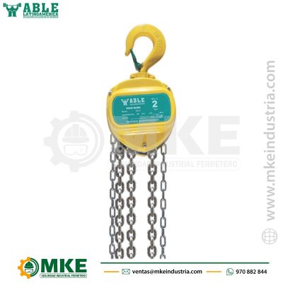 TECLE MANUAL DE CADENA ABLE-2.00TON