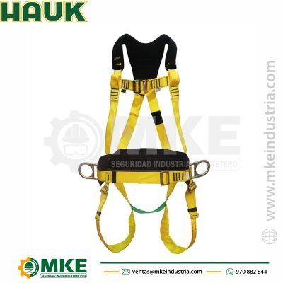 Arnés Integral con Apoyo Lumbar, de 4 Anillas Hauk-I4A4Hh