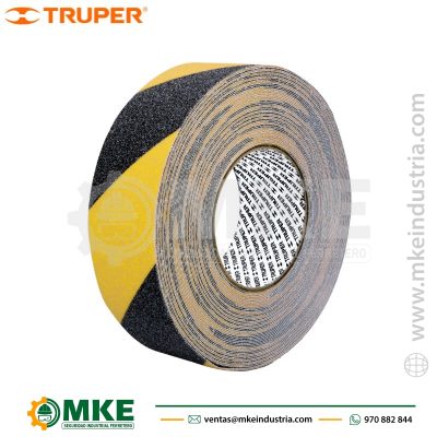 Cinta antiderrapante antideslizante 18m x 50mm Truper -101449