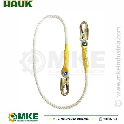 Línea De Conexión De Cabo Torcido De 5/8″ Con Dos Ganchos De 3/4″ de 2.50M – Hauk XC1P