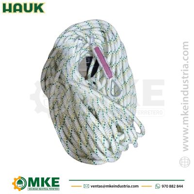 Línea De Vida Vertical De 11mm – 40 Metros Hauk
