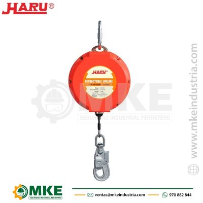 Bloque Retráctil HE-10 de 10 mtrs de Cable- HARU