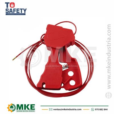 Bloqueo De Cable Revistido En Nylon De 2.4 M Para Válvula Compuerta – (Ts-Cb02)-To-Safety